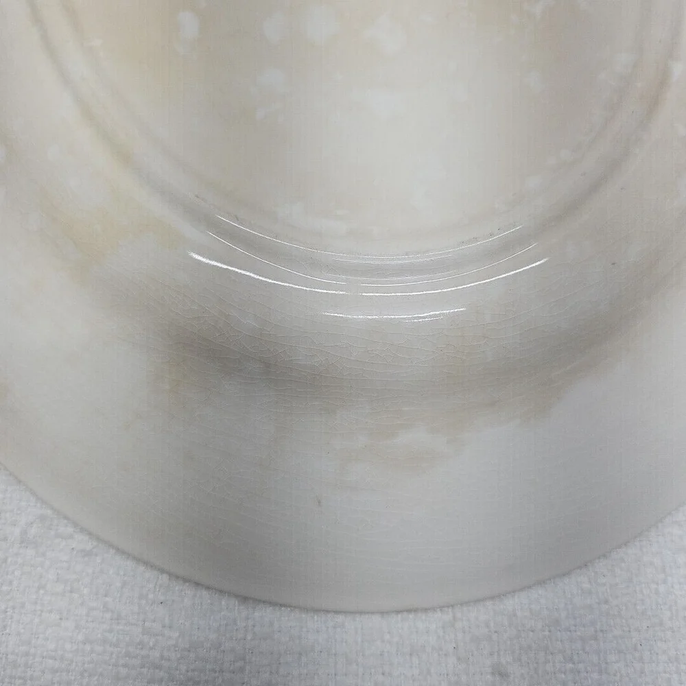 Vintage 22K Gold Rare Oval Serving Dish The Etched Design Sebring Pottery USA - Picture 10 of 16
